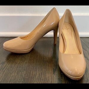 Cole Haan Nike Air Nude Patent Heels